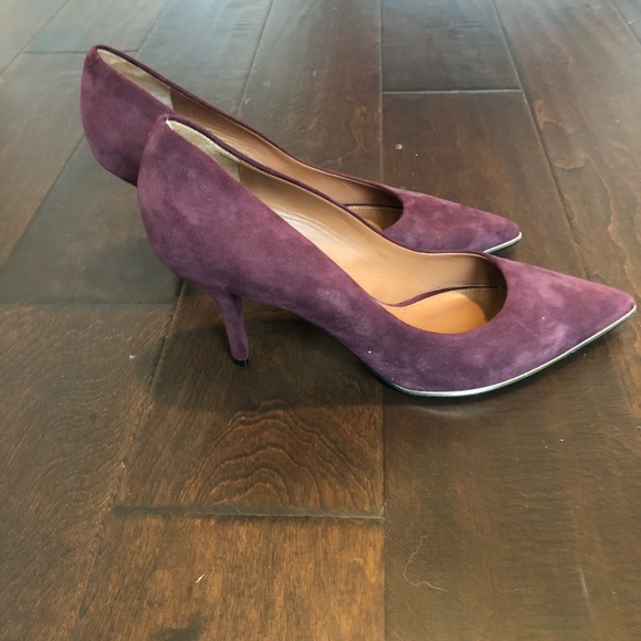 Givenchy burgundy suede pumps size 38 - Picture 4 of 8